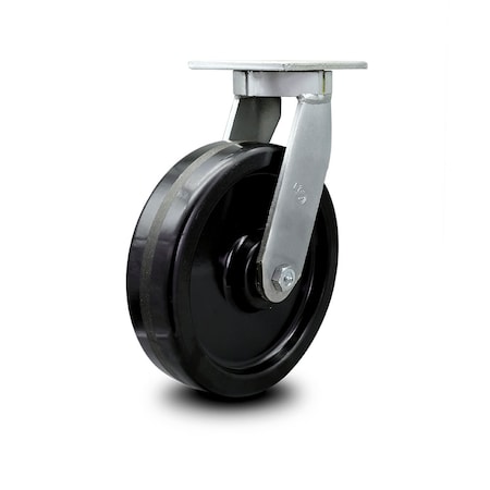 Service Caster 10 Inch Extra Heavy Duty Phenolic Wheel Swivel Caster with Swivel Lock SCC SCC-KP92S1030-PHR-BSL